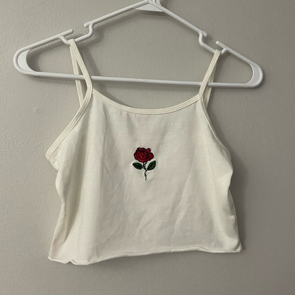 White Crop Top